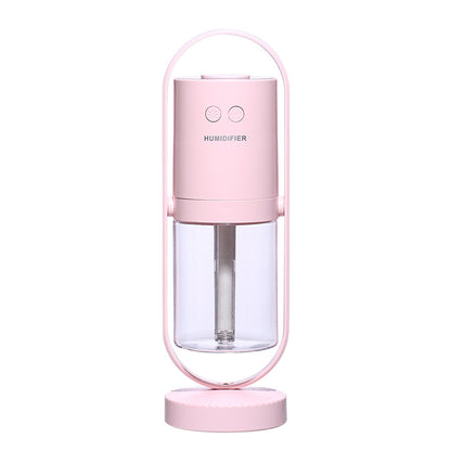 USB Air Humidifier With Projection Night Light For Home