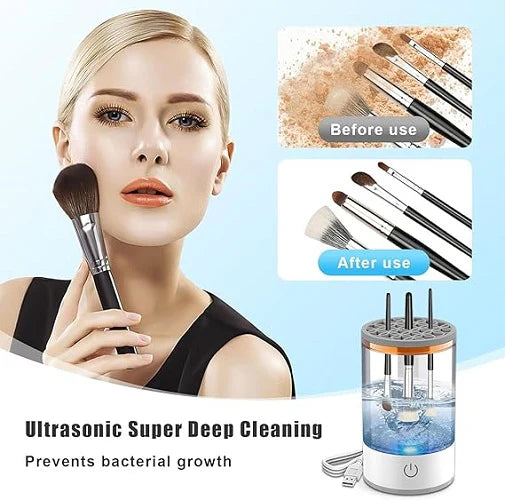 Automatic Makeup Brush Cleaner